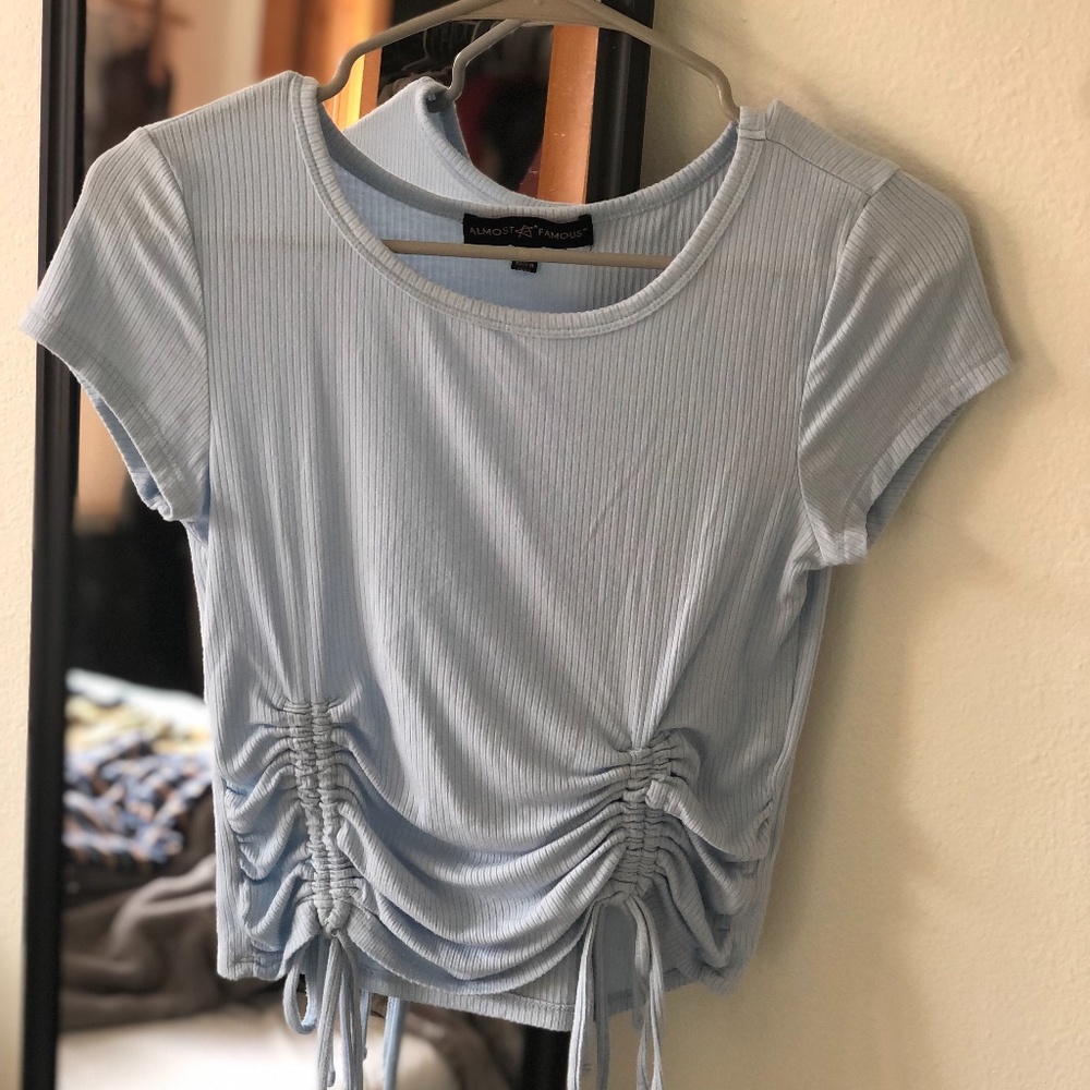 Cinched crop top